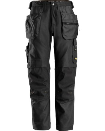 Sort Snickers Bukser Canvas Med Hylsterlommer 6224 Bukser Bukser Discount - Snickers Jeans  - 7332515385147