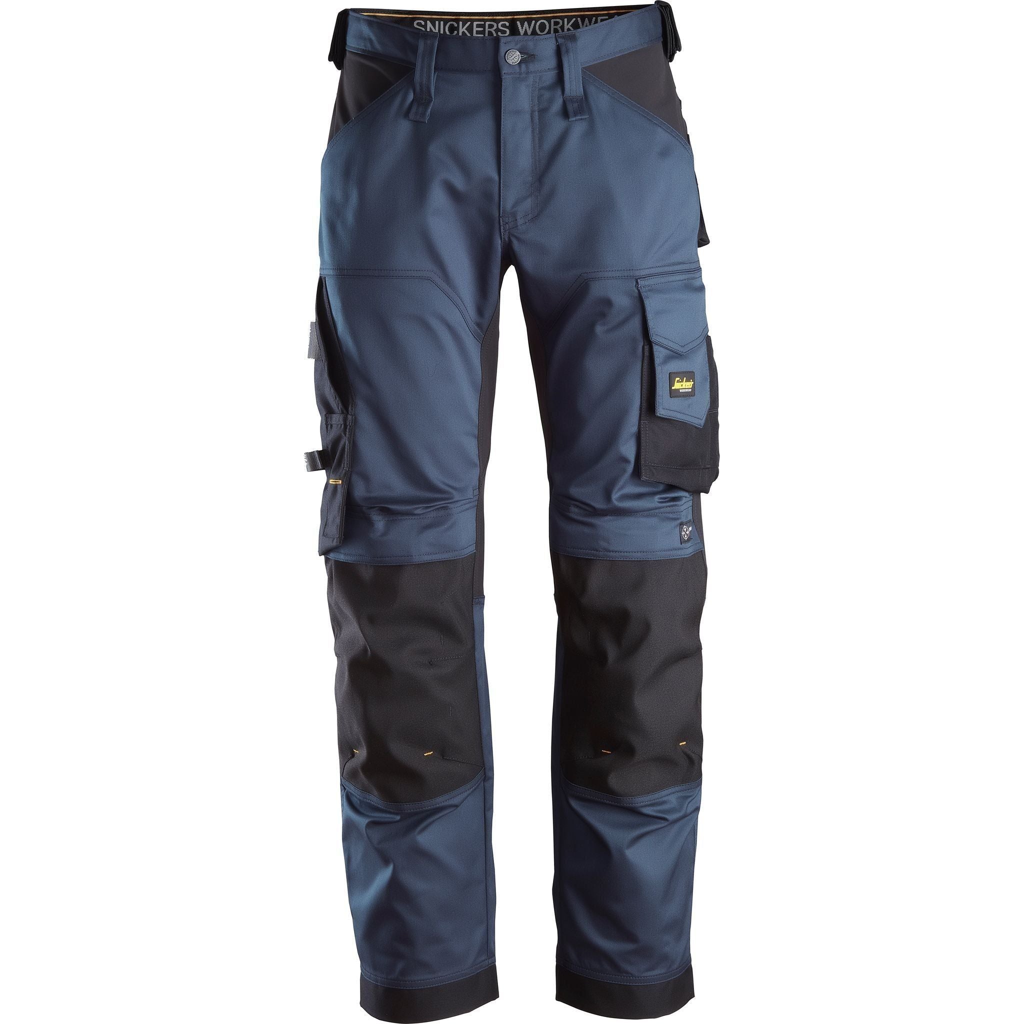 Sort Snickers Bukser Stretch Lose Fit Navy 6351 Navy Bukser Arbejdsbukser Cordura - Snickers Jeans - 7332515323484