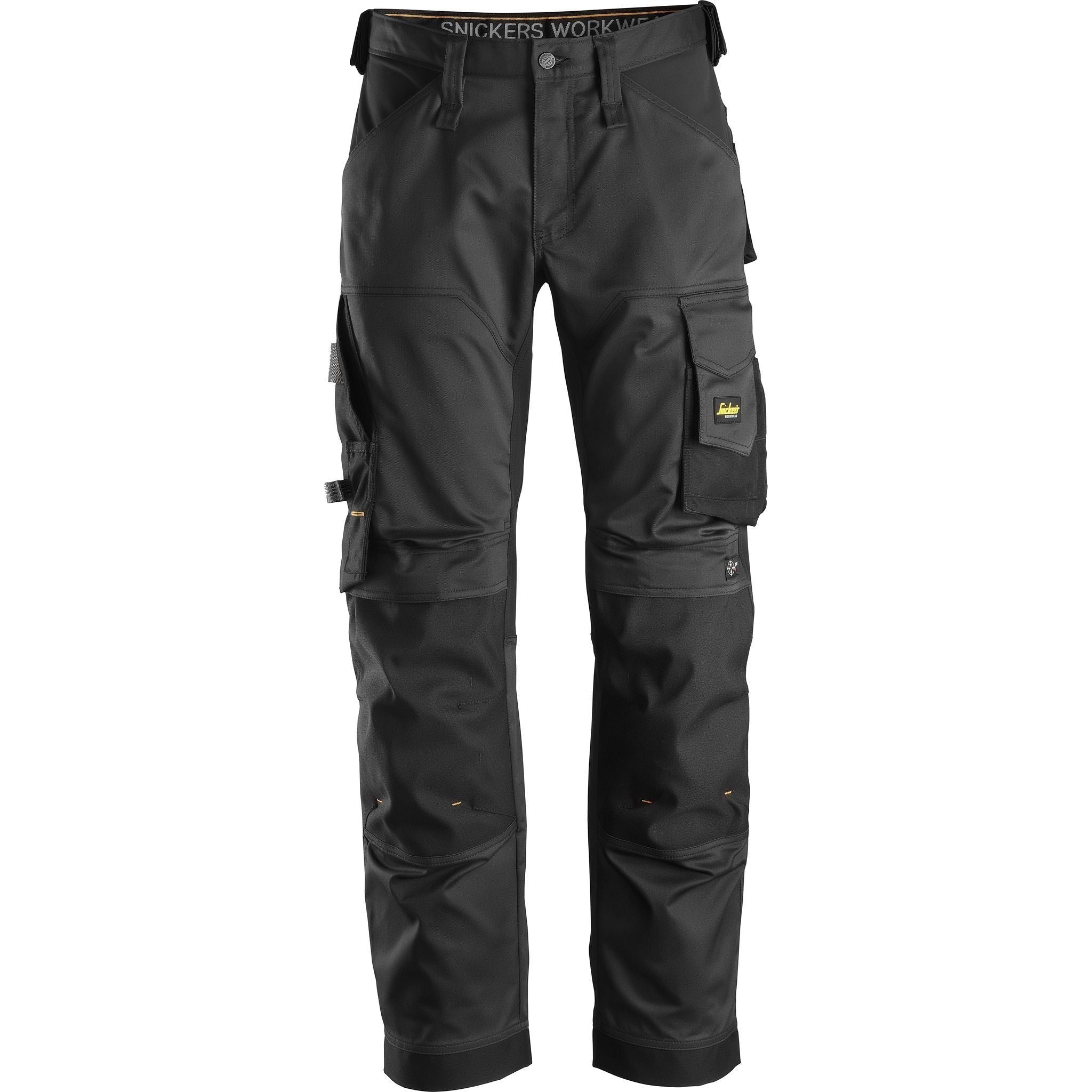 Sort Snickers Bukser Stretch Lose Fit 6351 Bukser Arbejdsbukser Cordura - Snickers Jeans - 7332515321206