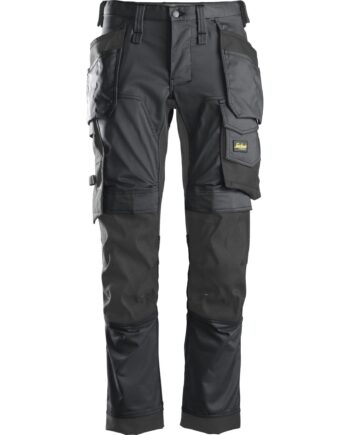 Sort Snickers Bukser Stretch Med Hylsterlommer Koksgrå 6241 Koksgrå Bukser Arbejdsbukser Cordura - Snickers Jeans  - 7332515269256