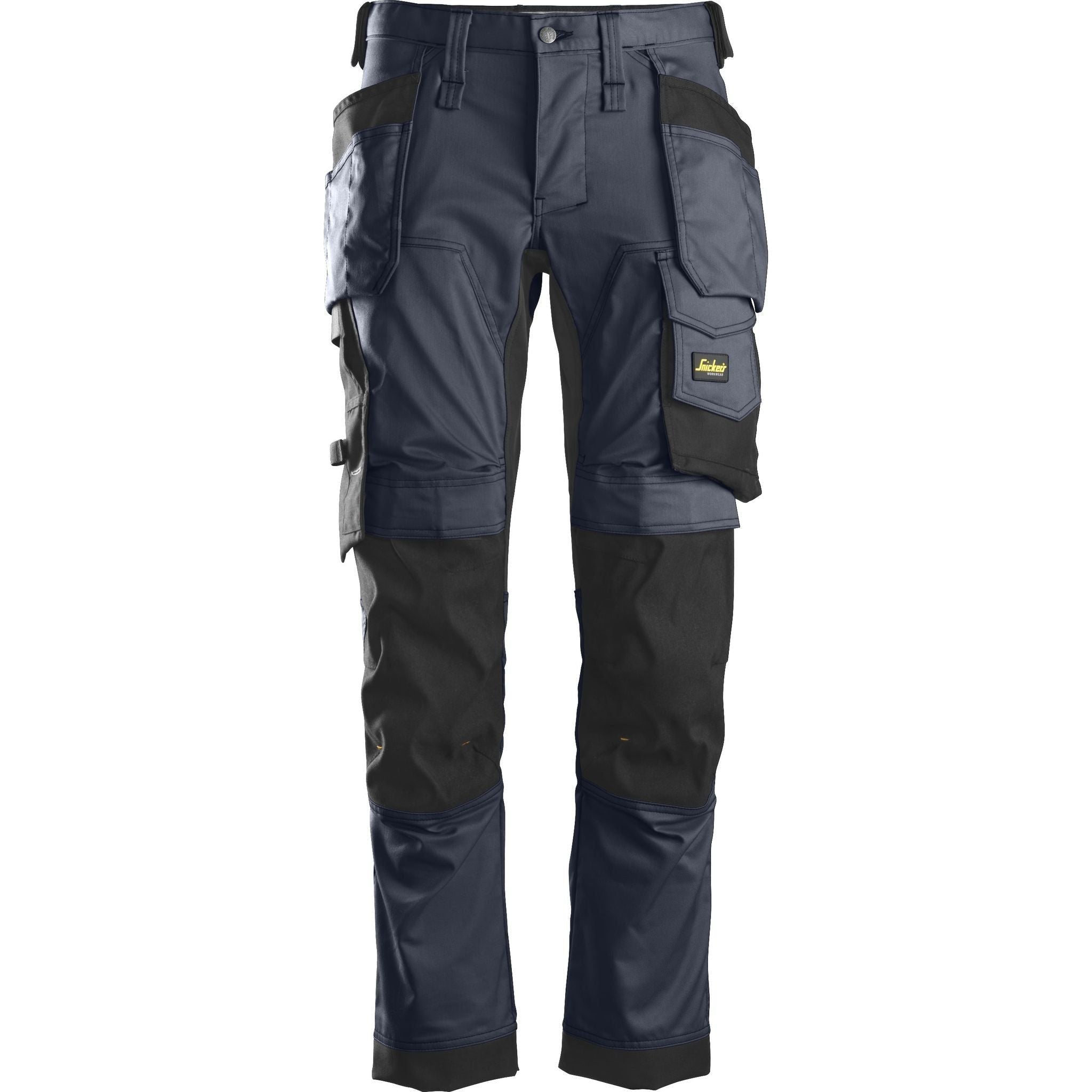 Sort Snickers Bukser Stretch Med Hylsterlommer Navy 6241 Navy Bukser Arbejdsbukser Cordura - Snickers Jeans - 7332515279781