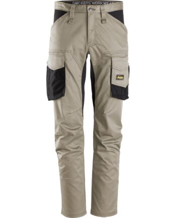 Sort Snickers Bukser Stretch Knælom Khaki 6803 Khaki Bukser Arbejdsbukser Discount - Snickers Jeans  - 7332515394910