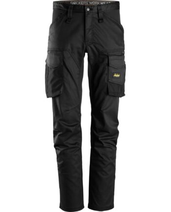 Sort Snickers Bukser Stretch Knælom 6803 Bukser Arbejdsbukser Discount - Snickers Jeans  - 7332515394156