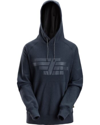 Snickers Dame Hættetrøje Fleece 8070 Navymeleret Sweatee Shirt Hættetrøje Snickers - Snickers Shirt  - 7332515566737