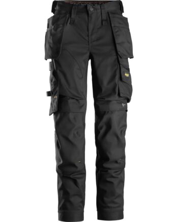 Sort Snickers Damebukser Stretch Med Hylsterlommer 6247 Bukser Bukser Dame - Snickers Jeans  - 7332515300157
