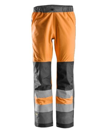 Snickers Skalbuks Vandtæt Klasse 6530 Orange Koksgrå Bukser Bukser 343 - Snickers Jeans  - 7332515258571