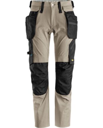 Sort Snickers Bukser Med Aftagelige Hylsterlommer Khaki 6208 Khaki Bukser Bukser 14404 - Snickers Jeans  - 7332515424594