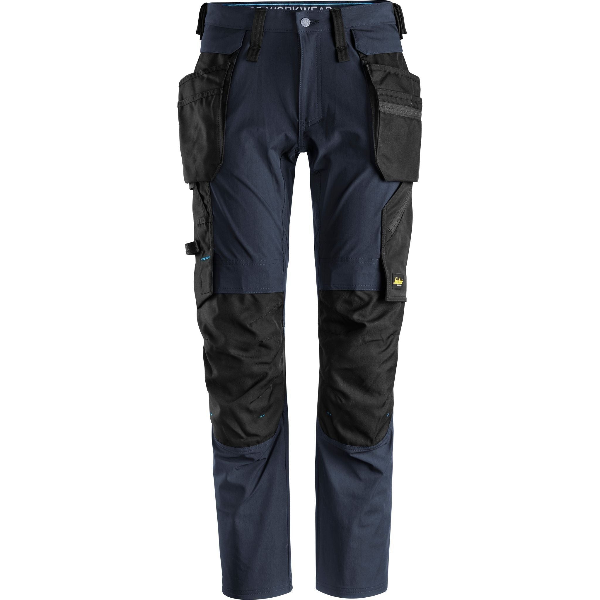 Sort Snickers Bukser Med Aftagelige Hylsterlommer Navy 6208 Navy Bukser Arbejdsbukser Cordura - Snickers Jeans - 7332515352903