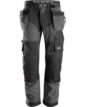 Sort Snickers Flexiwork Bukser Med Hylsterlommer 6902 Koksgrå Bukser Bukser Discount - Snickers Jeans  - 7332515260680