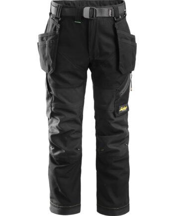 Sort Snickers Flexiwork Junior Buks 7505 Bukser Bukser Til Børn Børnetøj - Snickers Jeans  - 7332515334305