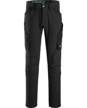 Sort Snickers Buks Stretch Knæl 6873 Bukser Arbejdsbukser Cordura - Snickers Jeans  - 7332515570390