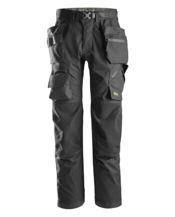 Sort Snickers Gulvlæggerbukser Med Hylsterlommer 6923 Bukser Arbejdsbukser Cordura - Snickers Jeans  - 7332515258731
