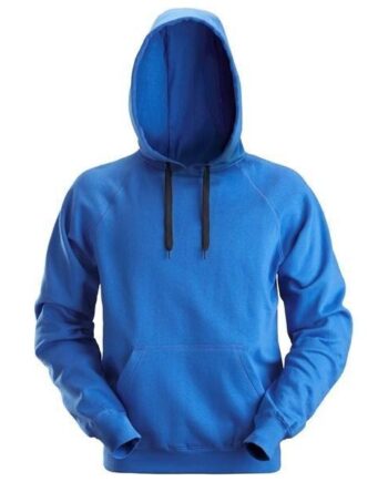 Snickers Hættetrøje 2800 Blå Sweatee Shirt Fjernlager Hætte - Snickers Shirt  - 7332515305381