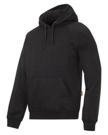 Sort Snickers Hættetrøje 2800 Sweatee Shirt Fjernlager Hætte - Snickers Shirt  - 7332515030672