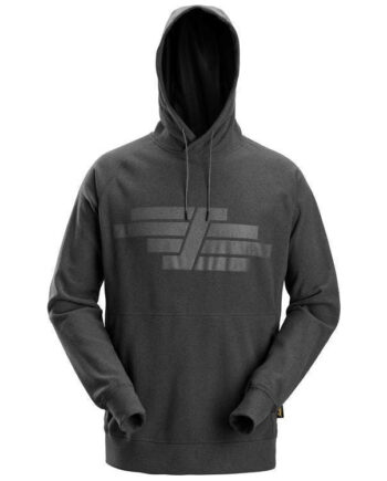 Snickers Polartec Hættetrøje Med Frott 8075 Koksgrå Sweatee Shirt Overdele Trøjer - Snickers Shirt  - 7332515593542