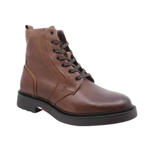 COGNAC Tommy Hilfiger Comfort Lwt Lth Boot Fm0fm05183 Gvi - Tommy Hilfiger SkoSneaksers  - 8720637420065