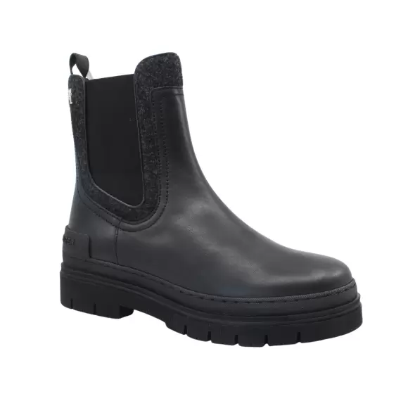 Sort Tommy Hilfiger Feminine Chelsea Boot Felt Fw0fw07655 Bds - Tommy Hilfiger SkoSneaksers  - 8720645467717