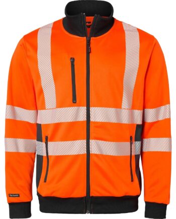 Top Swede 1529 Sweat Fluorescent Orange Navy Sweatee Shirt Herre Sweatee Shirt - Top Swede Shirt  - 7340098907861