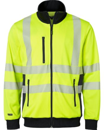 Gul Top Swede 1529 Sweat Fluorescent Yellow Navy Sweatee Shirt Herre Sweatee Shirt - Top Swede Shirt  - 7340098902651