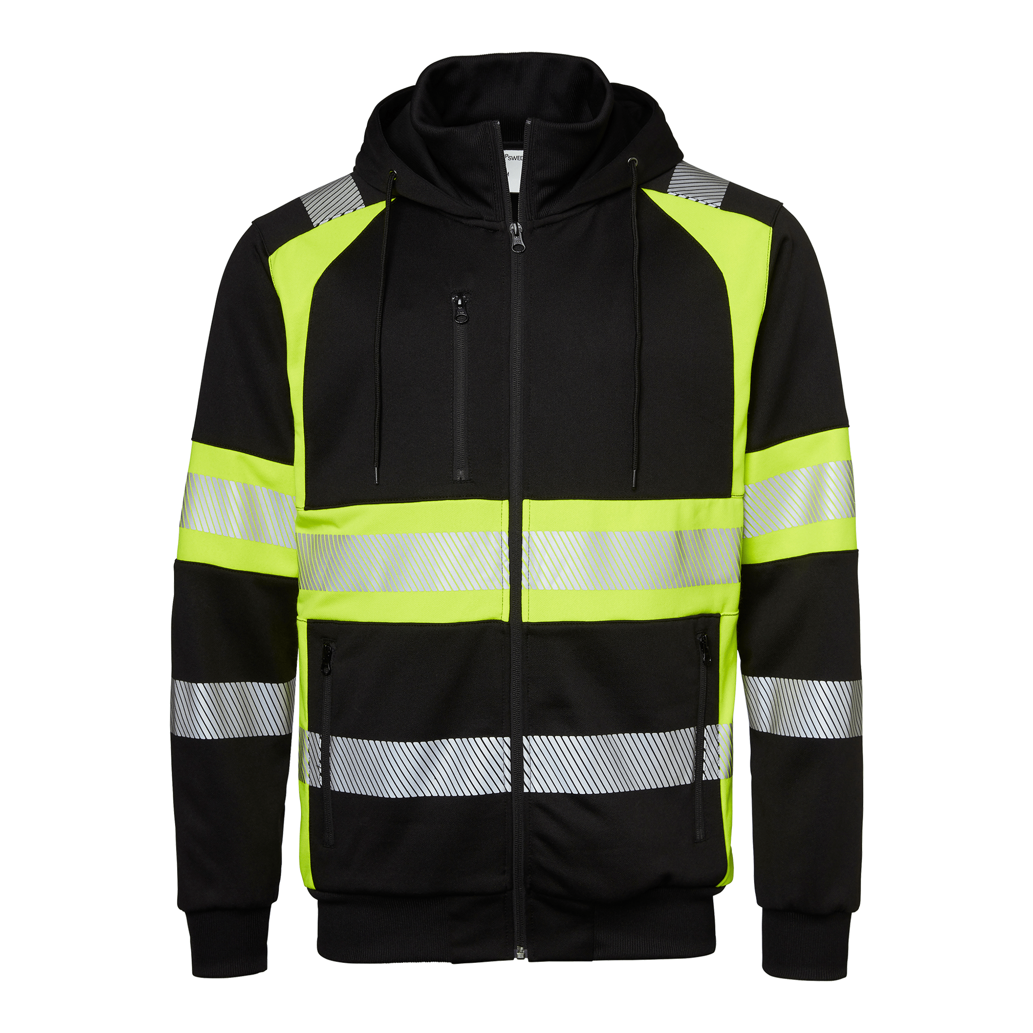 Top Swede Sweatee Shirt Sort Vis Gul 603 Sweatee Shirt Herre Sweatee Shirt - Top Swede Shirt - 7330077208010