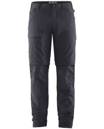 Mørkeblå Fjallraven Travellers Zip Off Herre Mænd Dark Navy Bukser - Fjällräven Jeans  - 7323450548780