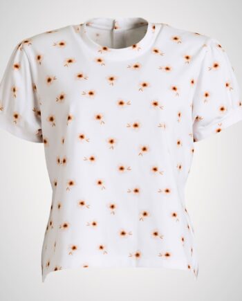 550 Blomster Shirt Med Pufærme Adamsen - Daro Shirt