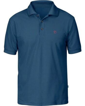 Uncle Blå Fjallraven Crowley Pique Shirt Uncle Blue 2xl Shirt Polo Shirt - Fjällräven Shirt  - 7323450050078