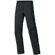 Sort Vaude Women Farley Stretch Zip Pants Black Str Bukser - Vaude Jeans  - 4062218284463