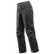 Sort Vaude Women Fluid Full Zip Pants Black Str Bukser - Vaude Jeans  - 4021573601063