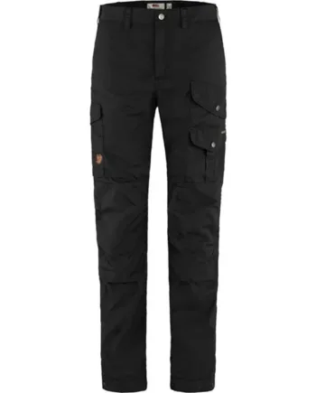 Sort Fjallraven Vidda Pro Trousers Kvinder Damer Black Regular Fjallraven Bukser Dame - Fjällräven Jeans  - 7323450926892