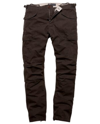 Sort Vintage Industries Miller M65 Cargobukser W34 - Jeans  - 8718373050257