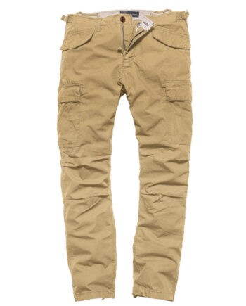 Khaki Vintage Industries Miller M65 Cargobukser Mørk W34 - Jeans  - 8718373092769
