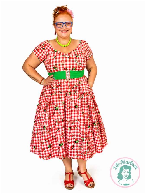 50r Kjole Swingkjole Watermelon Sugar - Jeans
