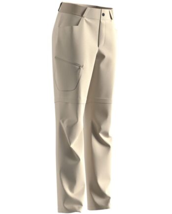 Salomon Wayfarer Zip Off Pants Woman Plaza Taupe Bukser - Salomon Jeans  - 193128837082