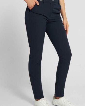 Navy What Bunkers Victoria Dame Bukser Str - What Bunkers Jeans  - 5740005908097