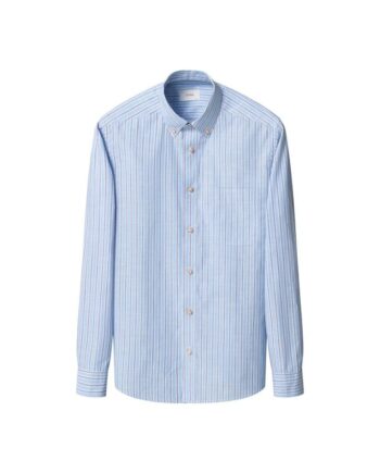M Striped Cha Bray Shirt - Eton Shirt  - 7313584556898