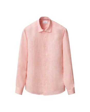 M Solid Linen Shirt - Eton Shirt  - 7313584555396