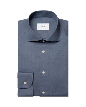 40 Solid Signature Oxford Shirt - Eton Shirt  - 7313584817760