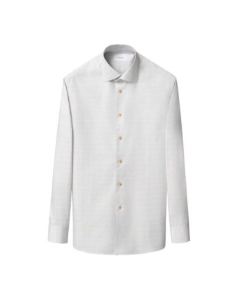 42 Prince Wales Check Twill Shirt - Eton Shirt  - 7313584764866