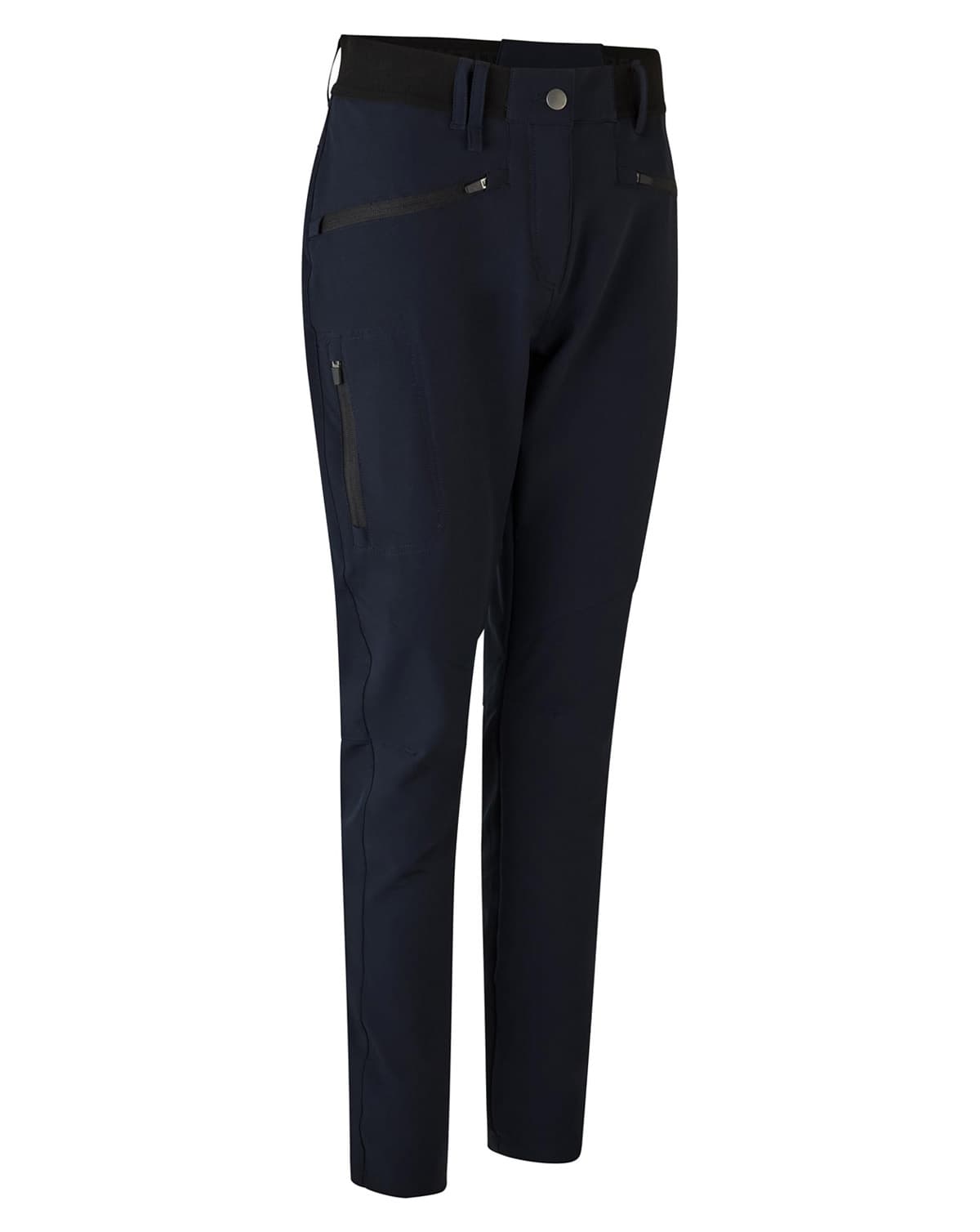 Navy Core Stretch Bukser Dame - Id Jeans - 5708302038619