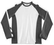 Hvid Mascot 50504 Tee Shirt Bielefeld Langærmet Antracit Str - Shirt  - 5711074224357