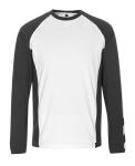 Hvid Shirt Bielefeld Langærmet Antracit - Shirt  - 5711074224258