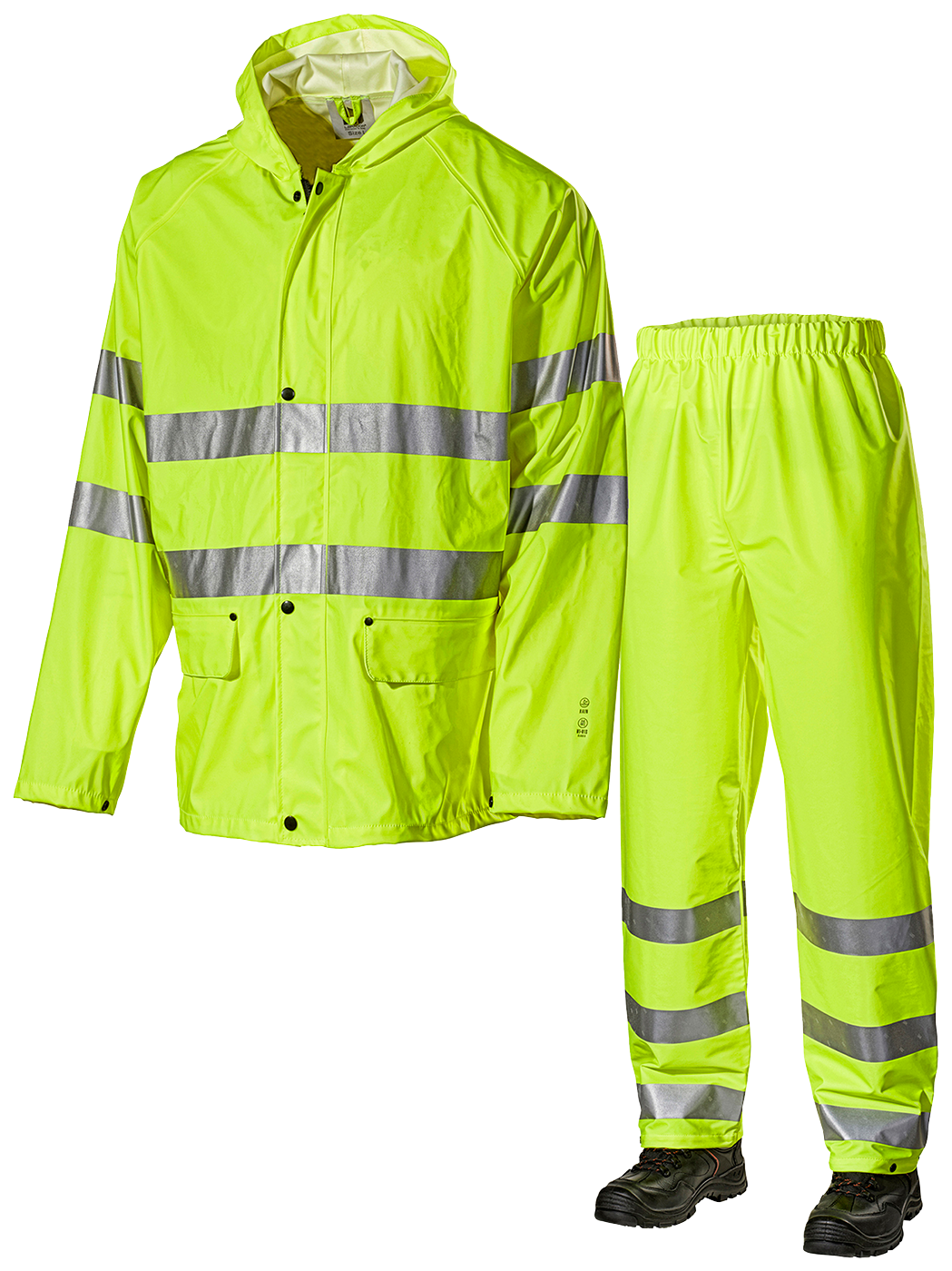 Regnsæt Jakkbuks 2211pu Viz Gul Str - L.brador Jeans - 7325930050936