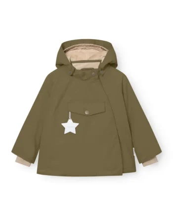 Grøn Mini Ture Matwang Fleeceforet Vinterjakke Kalamata Green 104 - Mini A Ture Jeans  - 5715713174348