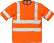 Vis Tee Shirt Orange Str - Shirt  - 7322302476882