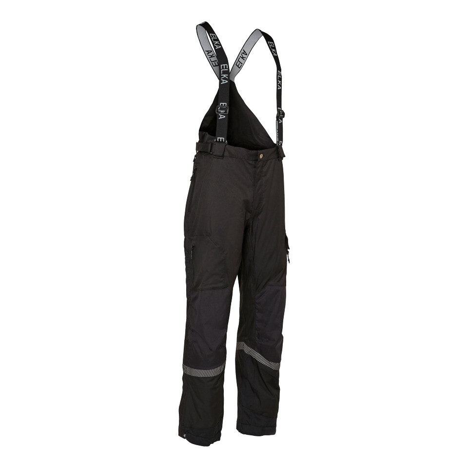 Sort Elka Working Xtreme Stretch Kombi Bukser - Elka Jeans