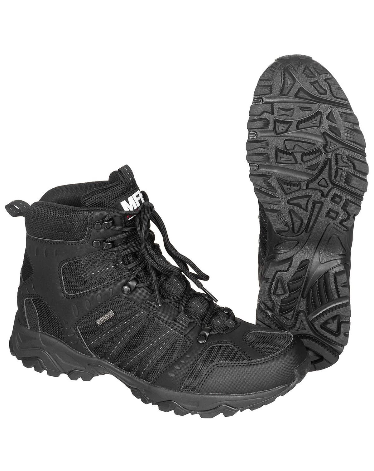 Sort Mfh Tactical Combat Støvler - Mfh SkoSneaksers  - 4044633217738