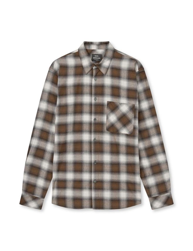 L F Anne Check Sune Shirt - Mads Nørgaard Shirt - 5715131640760