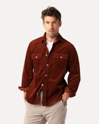 Brick Cord Shirt - Less Worries Shirt