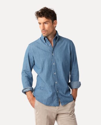 Denim Shirt - Less Worries Shirt